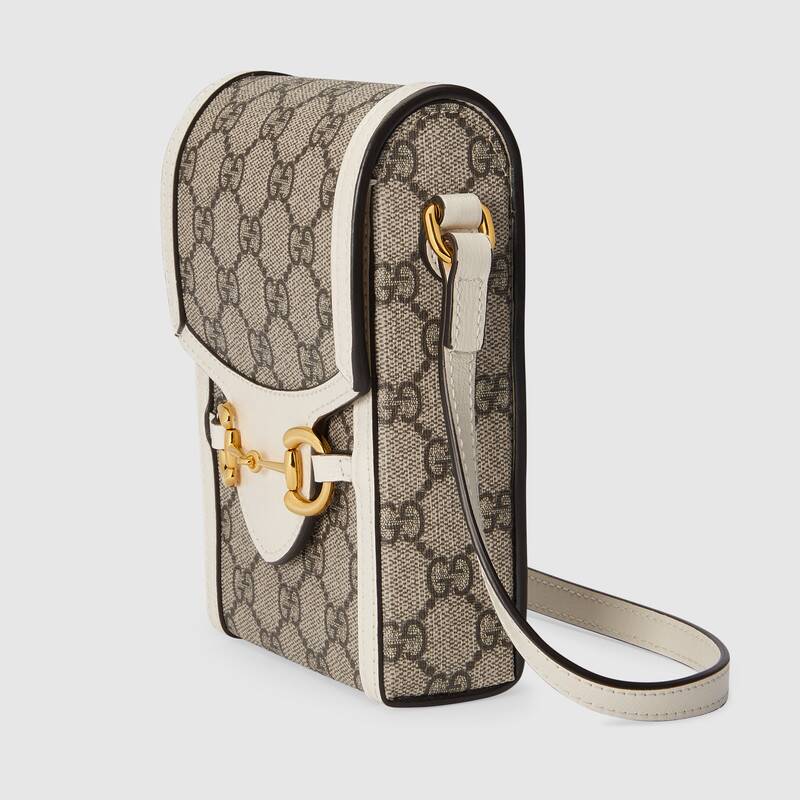 Gucci Horsebit 1955 Mini Shoulder Bag 625615 White